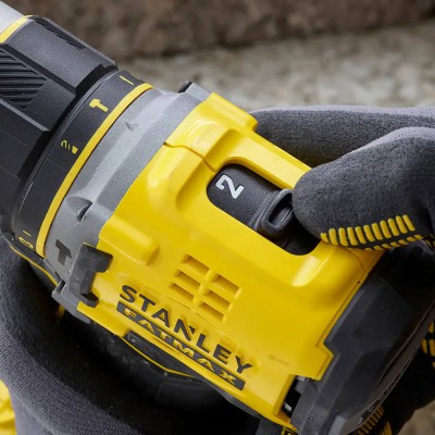 Акумуляторний дриль шуруповерт ударний безщітковий Stanley Fatmax SFMCD721B