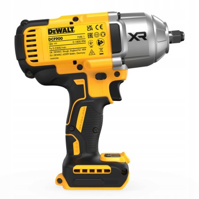 Гайковерт ударный аккумуляторный бесщёточный DeWALT DCF900NT