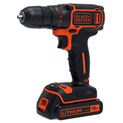 Дрель шуруповерт 18 вольт аккумуляторная Black+Decker BDCDC18B
