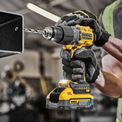 Дрель-шуруповёрт аккумуляторная бесщёточная ударная + подарок DeWALT DCD805H2T+DCF840N