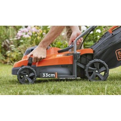 Газонокосилка аккумуляторная BLACK+DECKER BCMW3336L2