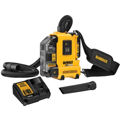 Промышленный пылесос для пыли аккумуляторный бесщеточный Dewalt DWH161D1