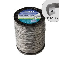 Леска для садовых триммеров ’’Двойная с кордом’’ 2.4 мм x 1140 м (КР2-24-1140-КВ)
