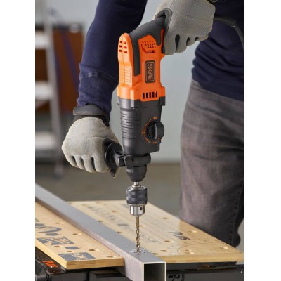 Перфоратор 650 вт сетевой BLACK+DECKER BEHS01K