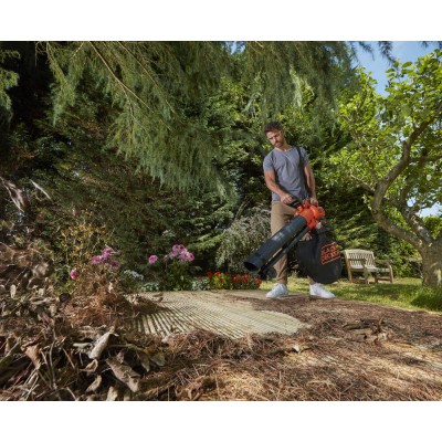 Садовый пылесос аккумуляторный бесщеточный BLACK+DECKER BCBLV3625L1