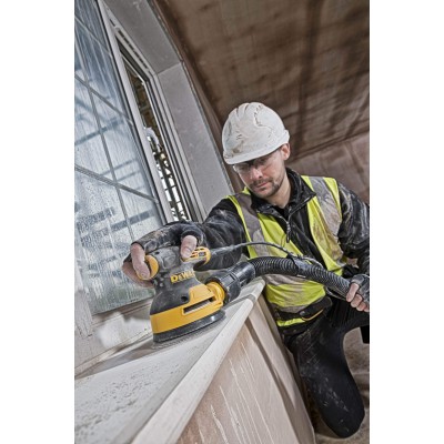 Ексцентрикова шліфувальна машина мережева Dewalt DWE6423