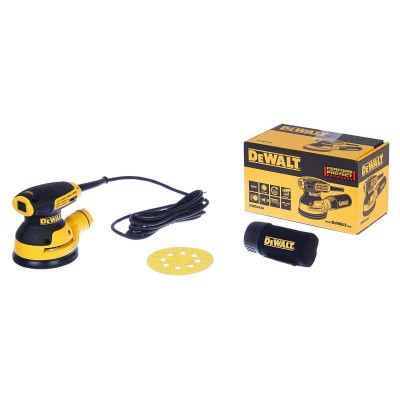 Ексцентрикова шліфувальна машина мережева Dewalt DWE6423