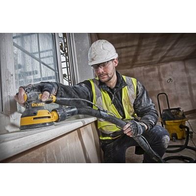 Ексцентрикова шліфувальна машина мережева Dewalt DWE6423