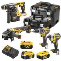 Набір з чотирьох інструментів безщіткових DeWALT DCK422P3T