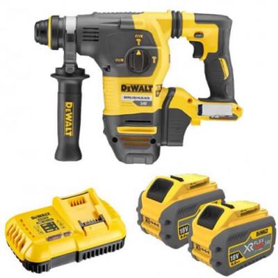 Полупрофессиональный перфоратор аккумуляторный бесщеточный DeWALT DCH333X2
