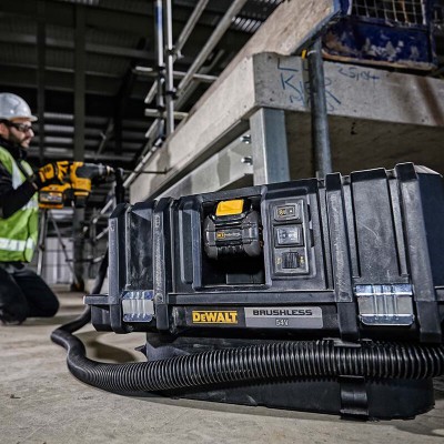 Строительный пылесос для мелкой пыли аккумуляторный бесщёточный Dewalt DCV586MT2