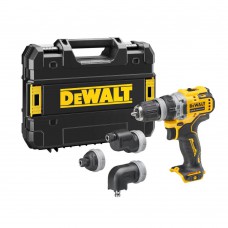 Акумуляторний дриль шуруповерт безщітковий зі змінними насадками Dewalt DCD703NT