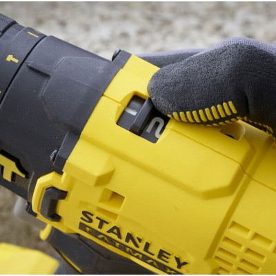 Дриль-шурупокрут ударний акумуляторний STANLEY FATMAX SCD711C2K