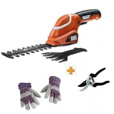 Кусторез-ножницы аккумуляторные BLACK+DECKER GSL700KIT