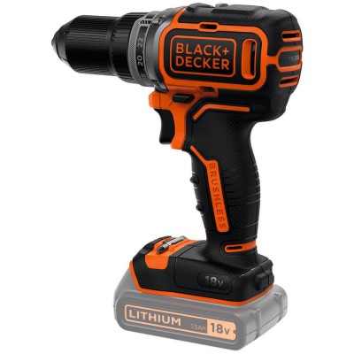 Дрель шуруповерт аккумуляторная Black Decker бесщеточная BL186N