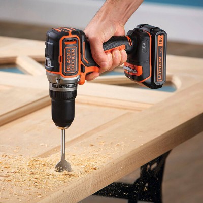 Дрель шуруповерт аккумуляторная Black Decker бесщеточная BL186N