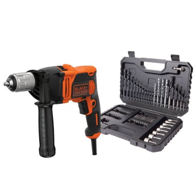Дрель Black&Decker сетевая ударная BEH850