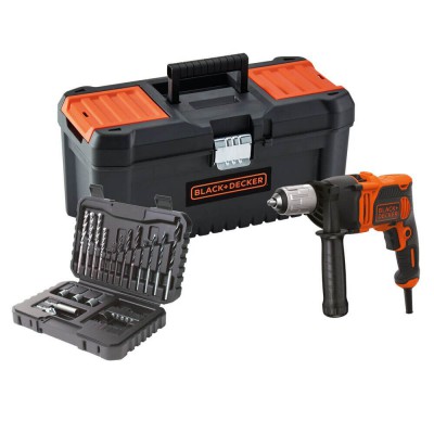 Дрель Black&Decker сетевая ударная BEH850