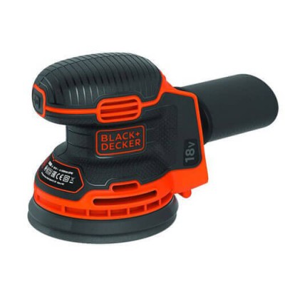 Эксцентриковая шлифовальная машинка по дереву аккумуляторная Black+Decker BDCROS18N
