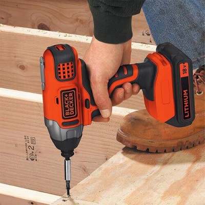 Шуруповерт Black&Decker 18v ударный аккумуляторный бесщёточный BDCIM18N