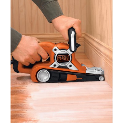 Шлифовальная машина по дереву ленточная сетевая Black+Decker KA88