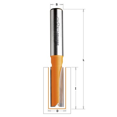 19x50.8x92x12.7 Фреза концевая прямая пазовая HM длинная серия СМТ