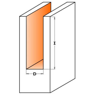 10x31.7x60x6 Фреза концевая прямая пазовая HM длинная серия СМТ