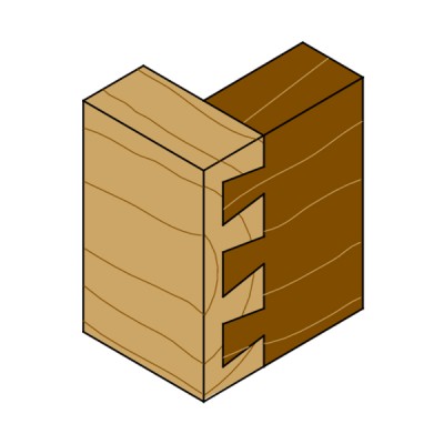 15,8x22x66,7x7 ° x12 Фрези для з’єднання «ластівчин хвіст» СМТ