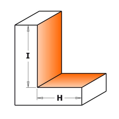 16x50.8x22.2x77.8x12 Фрезы для выборки четверти СМТ