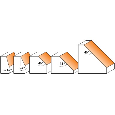 19x11,5x54,9x15 ° x8 Фрези для зняття фаски з підшипником СМТ