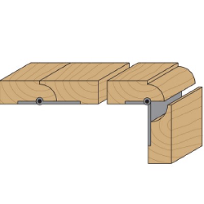 6,35x25,4x12,7x54,9x6,35 Фрези галтельні для заокруглень СМТ