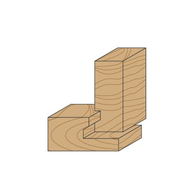 31,7x12,7x44,5x15,87 - 25,4x6 Фреза для изготовления мебельных ящиков СМТ