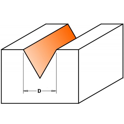 12,7x11x60,3x60°x12,7 Фрезы для гравировки (60°), (35°) СМТ