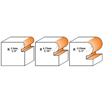 22,2x6,5x3,2x15x57,7x8 Фреза кромочная полустержневая СМТ 961.032.11