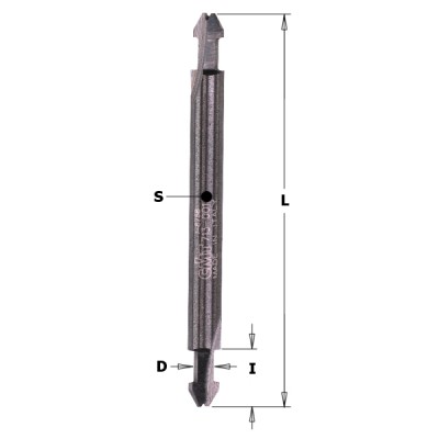 3.5x8x63.5x6.35 Фреза концевая пазовая для уплотнения СМТ