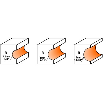 22,7x10x5x57x6,35 Фрезы для боковых полукруглых пазов СМТ