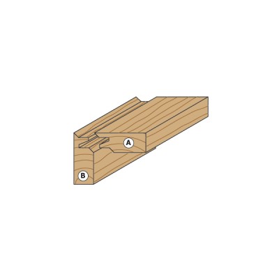 50,8x22,2x60,3x9,5 / 19x45°x12 Набор фрез для угловых соединений СМТ