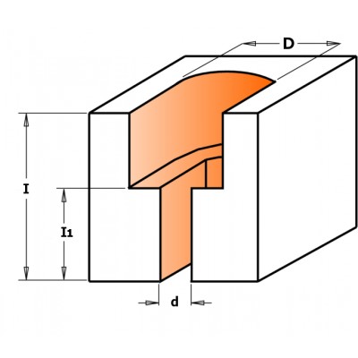 4,36x12,7x13,9x24,2x63,5x8 Фрезы под шурупы СМТ