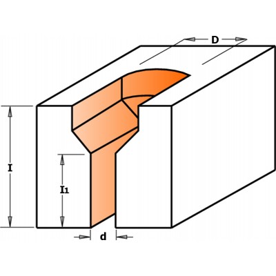 4,36x11,1x12,7x20,6x63,5x12,7 Фрези під шурупи СМТ