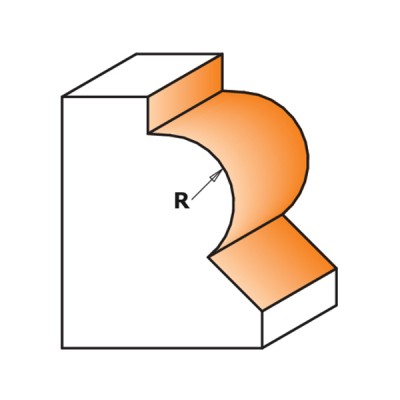 36x22x8x25x60x8 Фрези для заокруглення, зняття фаски 45 ° СМТ