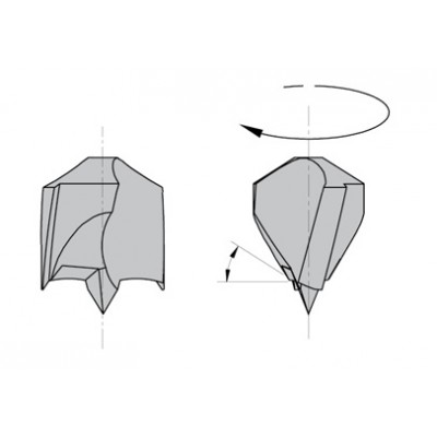 306.120.12 Свердло NP HW D=12 I=30 L=55,5 S=8x20 LH