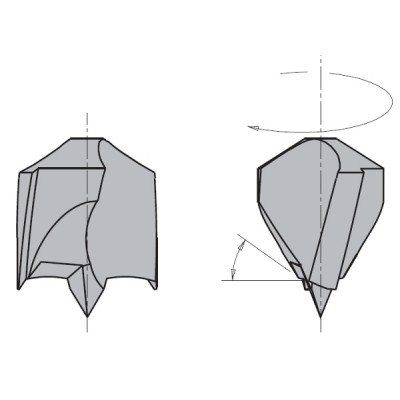 310.052.11 Свердло NP HM D=5,2x27x57,5 S=10x27 RH