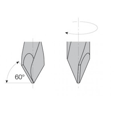 313.100.12 Сверло HW P D = 10 I = 27 L = 57,5 S = 10x26 LH