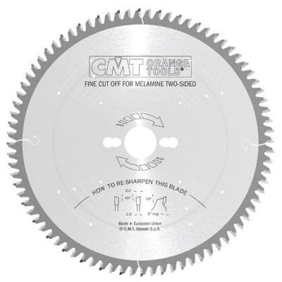 CMT 250x30x3,2x80 пильный диск для формато-раскроечного станка без подрезного узла (283.080.10M)