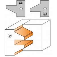 Пара ножей 25x29,8x2мм (D1) 695.015.D1 для фрез CMT серии 694