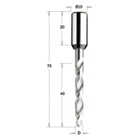 314.100.22 Сверло P HWM D = 10 I = 35 L = 70 S = 10x26 LH XTREME-HWM