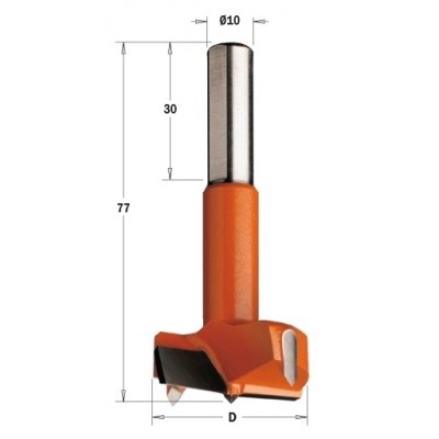 370.200.12 Свердло циліндричне HM D=20 L=77 S=10x30 LH