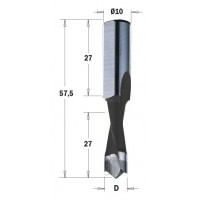 310.080.41 Сверло NP HW D = 8 I = 27 L = 57,5 S = 10x27 RH XTREME-HW