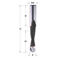 311.100.41 Свердло NP HW D=10 I=35 L=70 S=10x30 RH XTREME-HW