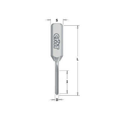 382.2557 Сверло P HWM D = 2.5 I = 16 L = 57.5 S = 10x24 RH-LH XTREME-HWM